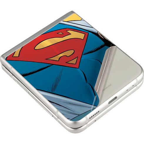 DC Comics Superman 90's Animated Series Galaxy Z Flip3 5G Skin